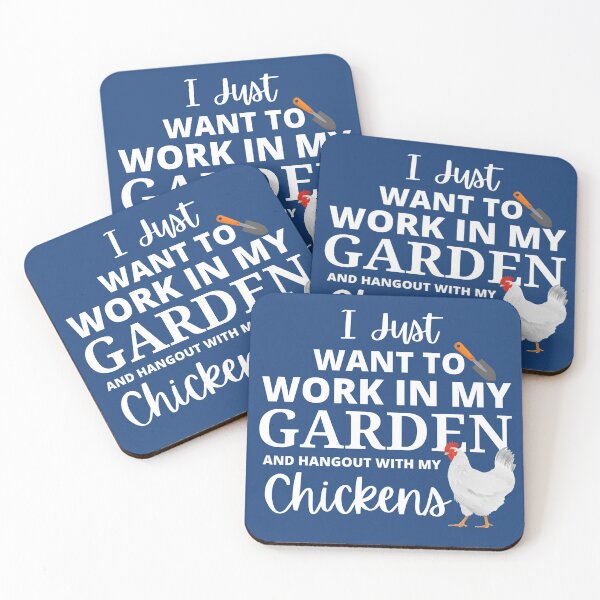Item preview, i just want to work in my garden and hangout with my chickens designed and sold by NicyShopy.