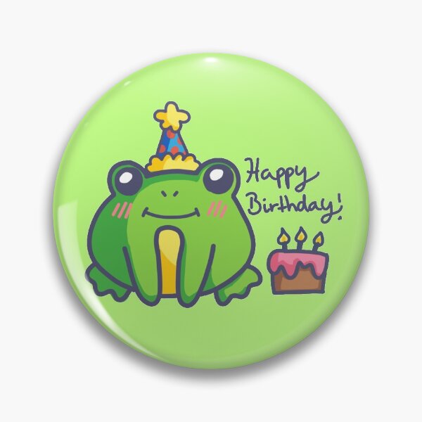 Item preview, Happy birthday frog designed and sold by Greater arts.