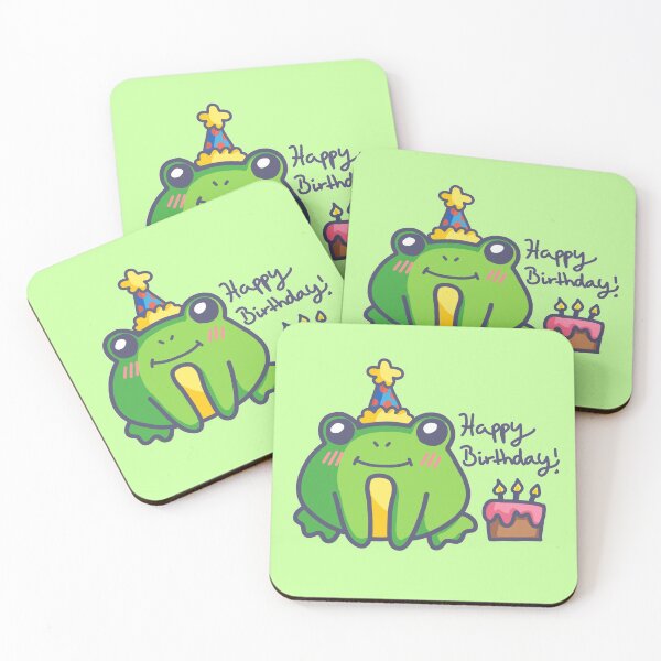 Item preview, Happy birthday frog designed and sold by Greater arts.