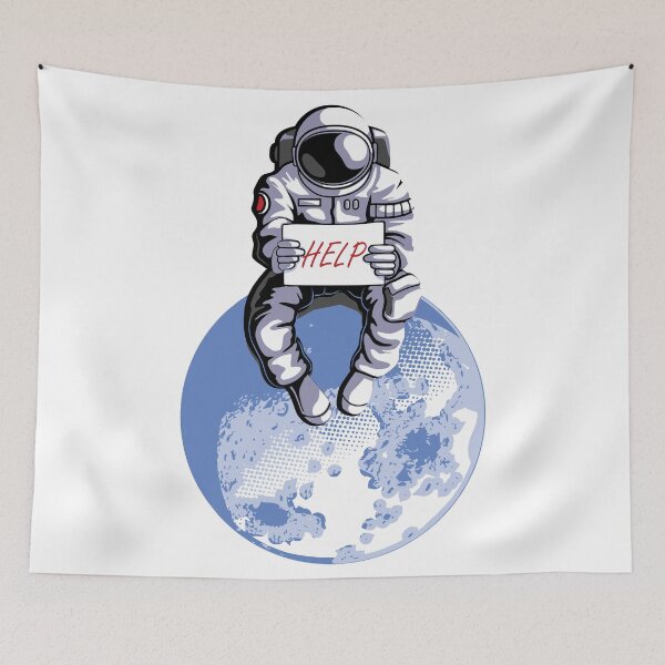 Item preview, Astronaut Stranded On The Blue Moon designed and sold by Noverda Nawarizka Prabowo.