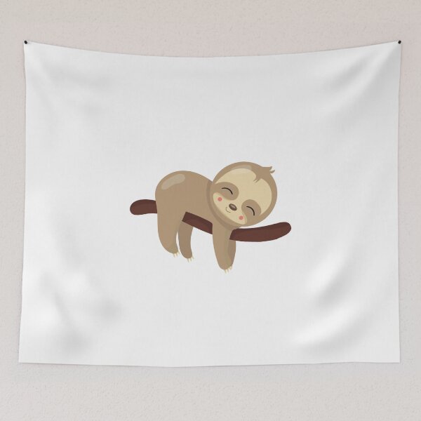 Item preview, Napping Sloth designed and sold by MisterGooseShop.