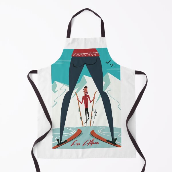 Item preview, Póster de esquí Les Alpes designed and sold by Gary Godel.