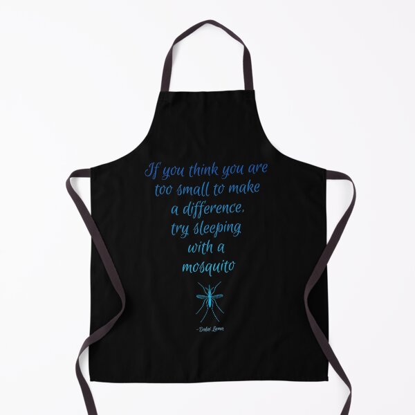 Item preview, If you think you are too small to make a difference, try sleeping with a mosquito Quote designed and sold by Arts-And-Things.