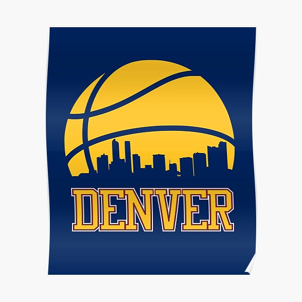 Russell Wilson Nikola Jokić Denver Broncos Nuggets skyline