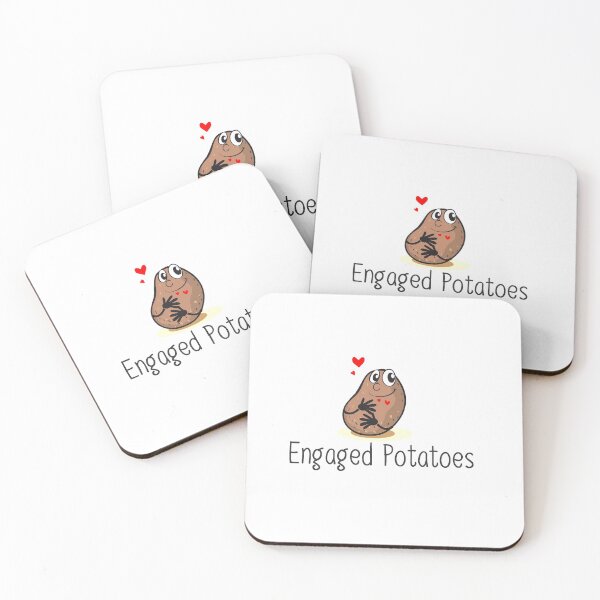 Item preview,  Engaged Potatoes-funny potate designed and sold by benkaza01.