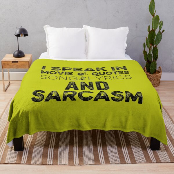 Item preview, I Speak In Movie Quotes Song Lyrics And Sarcasm designed and sold by FurioInc.