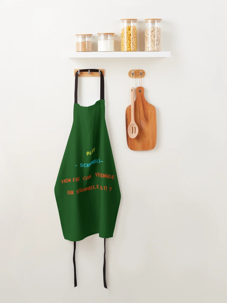 Thumbnail 4 of 6, Apron, SCRAMBLE designed and sold by ARCADEWEAR.IT.