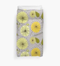 Mid-Century Modern Floral Duvet Cover