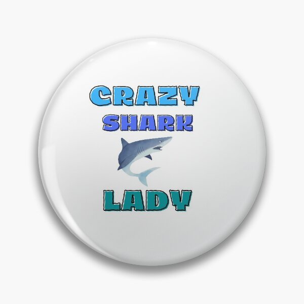 Item preview, Crazy Shark Lady designed and sold by LucianaArts.