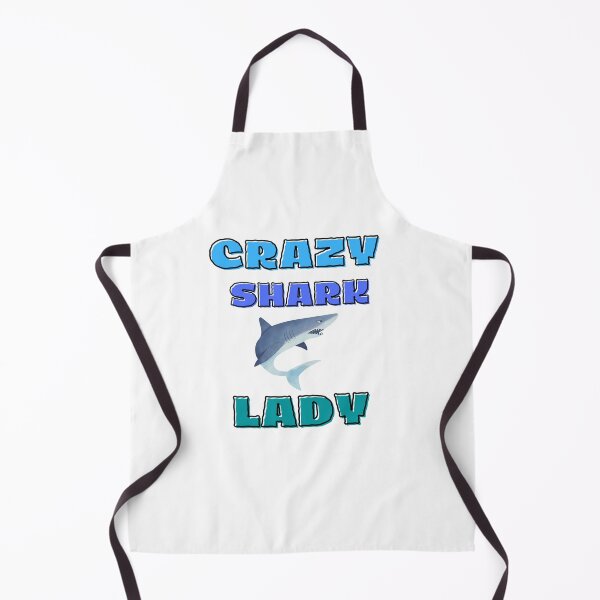 Item preview, Crazy Shark Lady designed and sold by LucianaArts.
