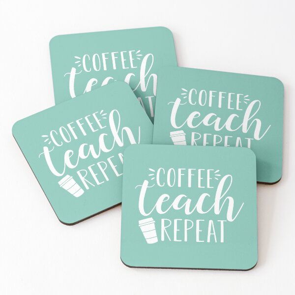 Item preview, Coffee Teach Repeat designed and sold by redwoodandvine.