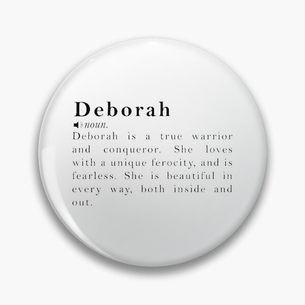 Item preview, Deborah Name Definition Meaning designed and sold by peachyline.