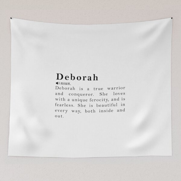 Item preview, Deborah Name Definition Meaning designed and sold by peachyline.