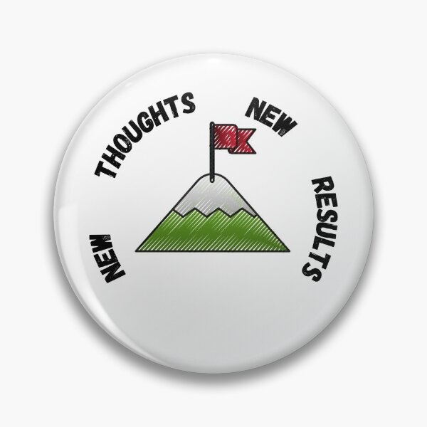 Item preview, NEW THOUGHTS NEW RESULTS designed and sold by Wise-Words-4U.