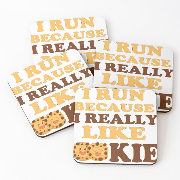 Item preview, I Run Because I Really Like Cookies designed and sold by DevMetal.
