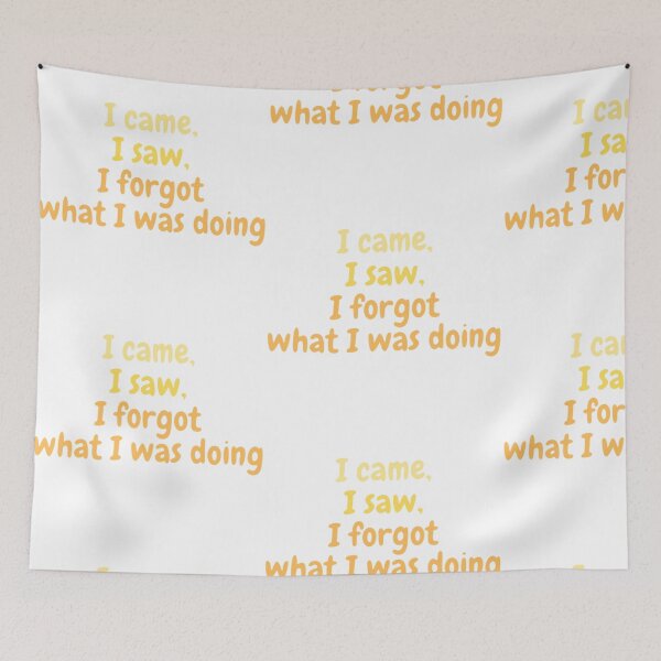 Item preview, i came i saw and i forgot designed and sold by JocelynCrafts.