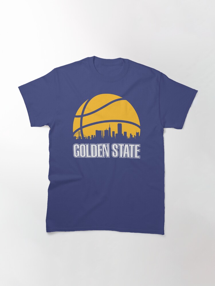 Retro Warriors Basketball Golden State SF City Skyline Classic T