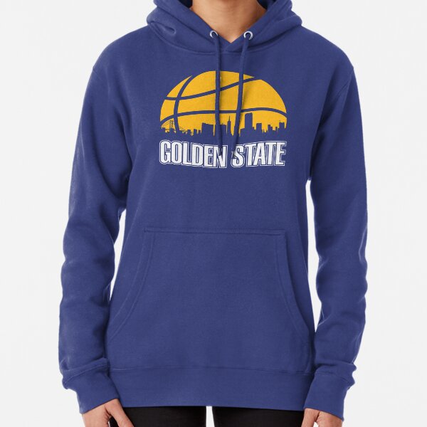 The City Hoodie Size S Womens Golden State Warriors NBA Hooded Sweatshirt  B-Ball