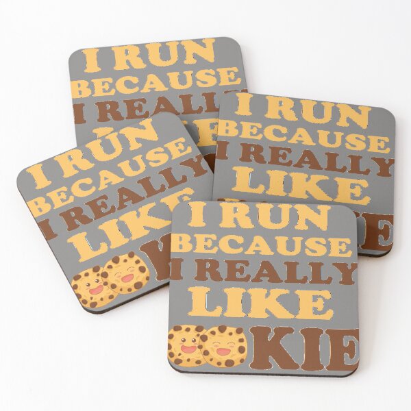 Item preview, I Run Because I Really Like Cookies designed and sold by DevMetal.