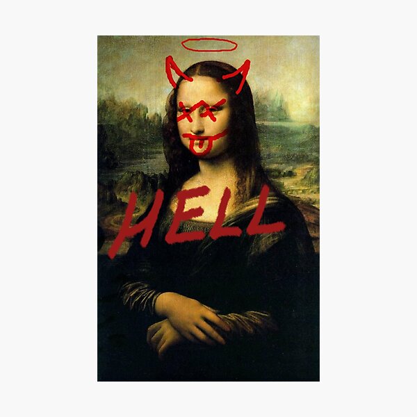 Mona Lisa Devil Photographic Prints for Sale | Redbubble Mona Lisa Devil Photographic Prints for Sale | Redbubble