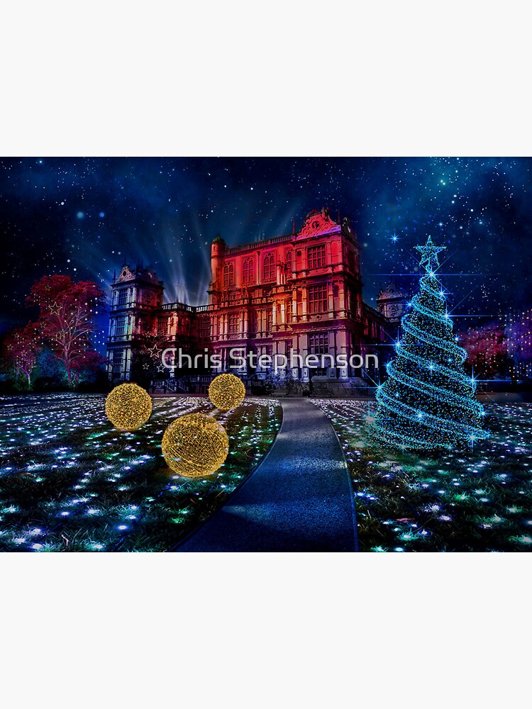 "Wollaton park Christmas " Sticker by brightblocks Redbubble