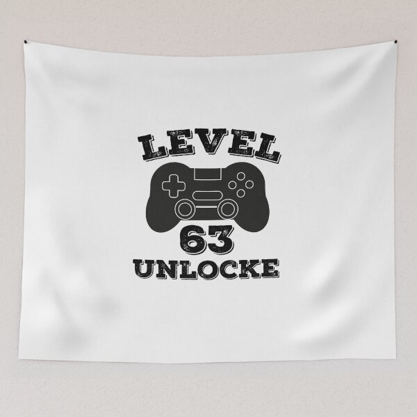 Item preview, Level 63 unlocked - 63th birthday gift designed and sold by ThebestArtshop.