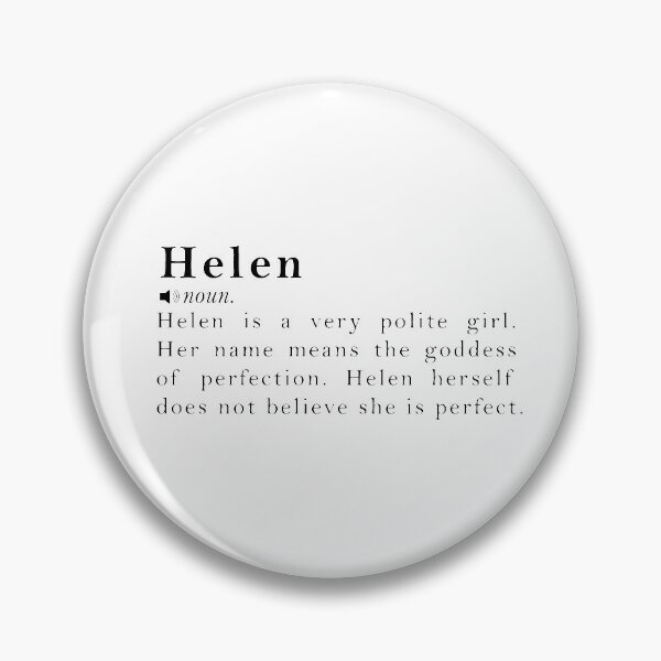 Item preview, Helen Name Definition Meaning designed and sold by peachyline.