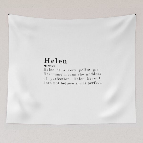 Item preview, Helen Name Definition Meaning designed and sold by peachyline.