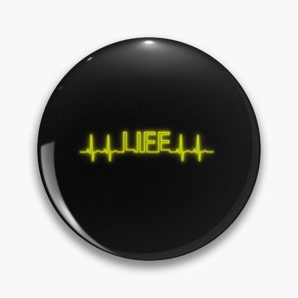 Item preview, Glowing EKG Life Design Lime designed and sold by Paula Helit.