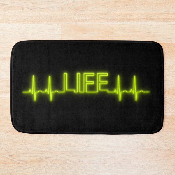 Item preview, Glowing EKG Life Design Lime designed and sold by Paula Helit.