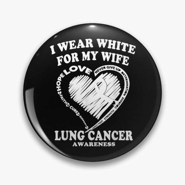 Item preview, Mens Lung Cancer Awareness  I Wear White For My Wife designed and sold by Laren-Fashion.
