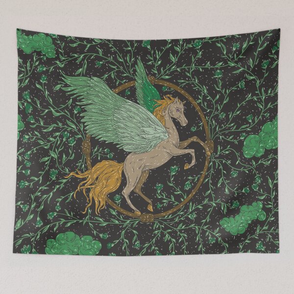 Item preview, Mythical Pegasus art designed and sold by Mande Arts.