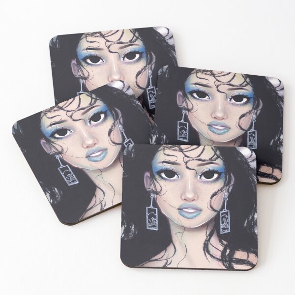 Item preview, water goddess illustration designed and sold by konajo.