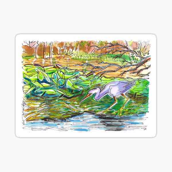 Floating Forest Sticker
