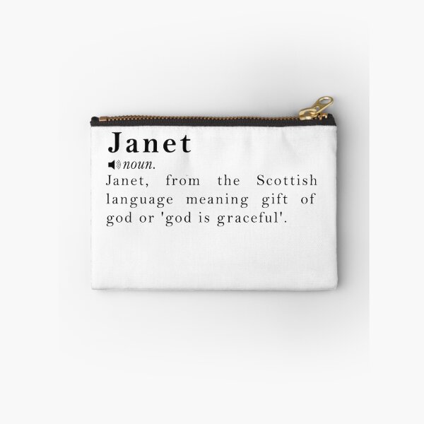 Item preview, Janet Name Definition Meaning designed and sold by peachyline.