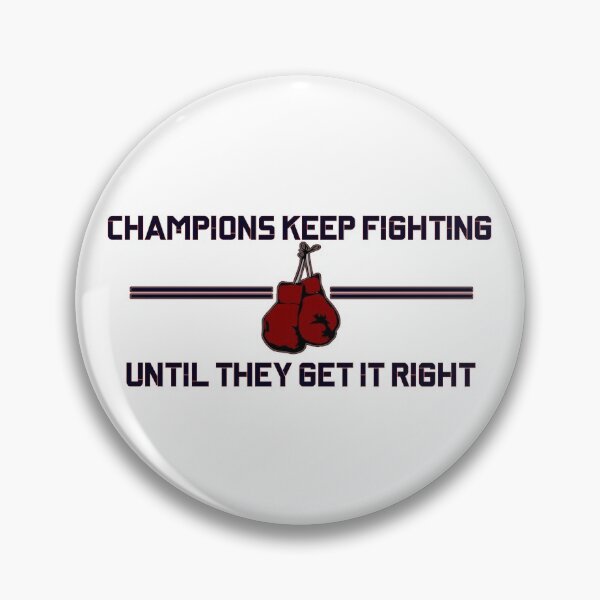 Item preview, Champions keep Fighting designed and sold by Violet Treasures.