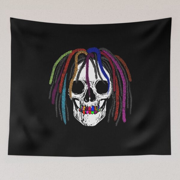 Item preview, Jamaica Reggae Rasta Rastafarian Dreadlock Skull designed and sold by besTmanuFacture.