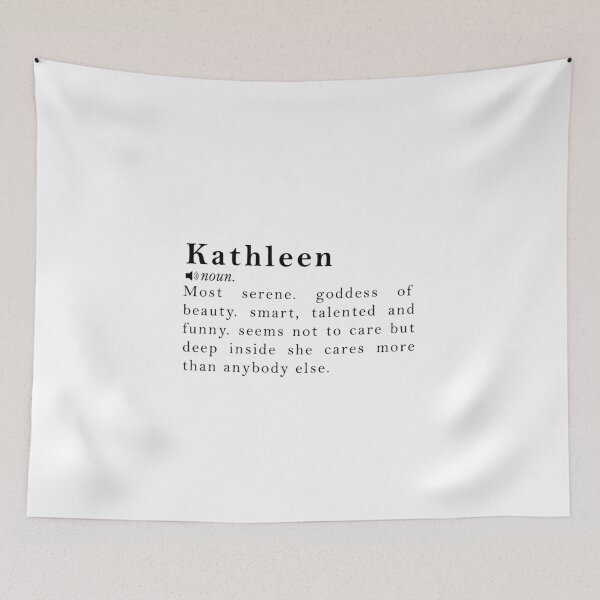 Item preview, Kathleen Name Definition Meaning designed and sold by peachyline.