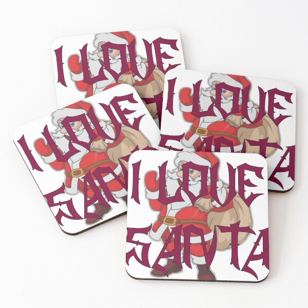 Item preview, i love santa girls boys gifts gifts mom dad childes children christmas  designed and sold by THE OTAKU SHOP.