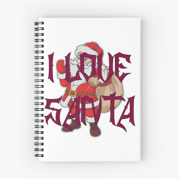 Item preview, i love santa girls boys gifts gifts mom dad childes children christmas  designed and sold by THE OTAKU SHOP.