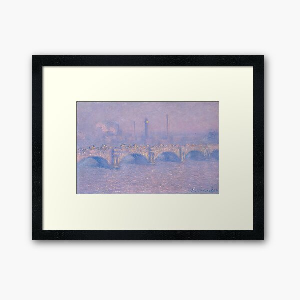 Item preview, Claude Monet - Waterloo Bridge (1903) designed and sold by HistoryRestored.
