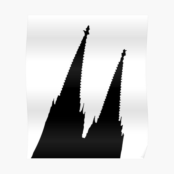 Kölner Dom Schräg Poster