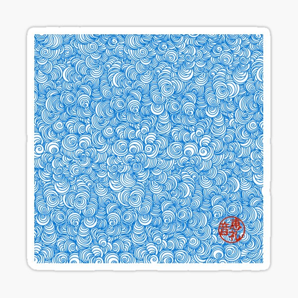 Japanese smoke Sticker