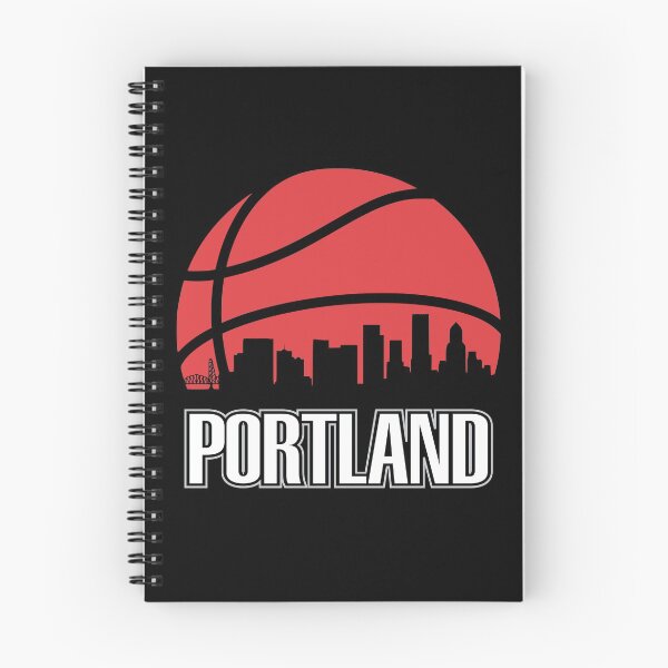 Item preview, Retro Trail Blazers Basketball Portland City Skyline designed and sold by pixeljamz.