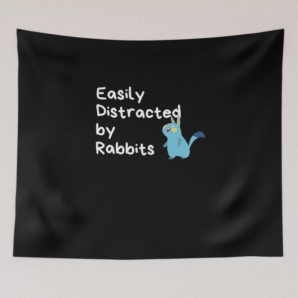 Item preview, Easily Distracted By Rabbits Gift designed and sold by Emerg-Apparel.