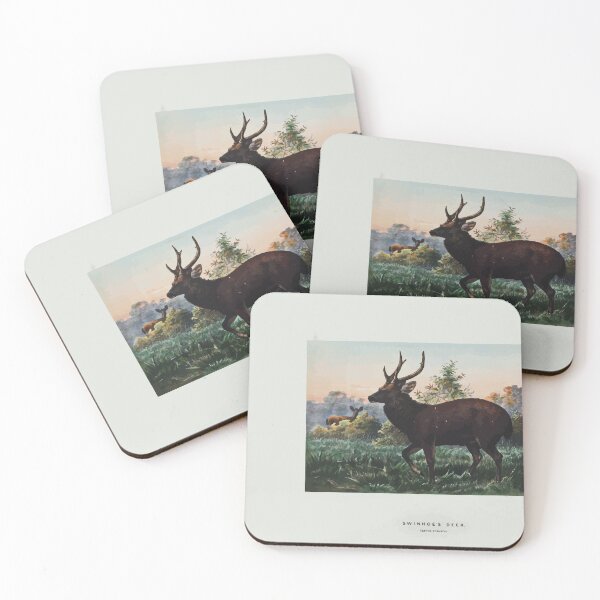 Item preview, Zoological sketches by Joseph Wolf 1861 to 1867 067 Swinhoe's Deer designed and sold by WetdryvacRB01.