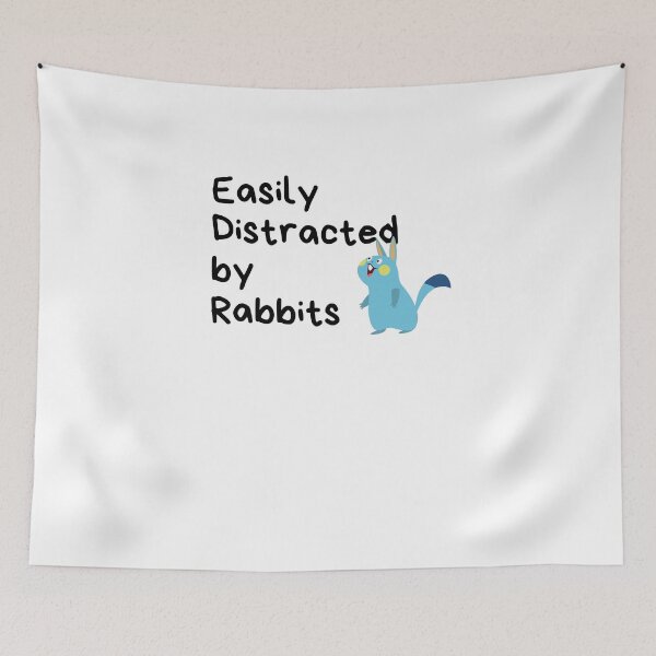 Item preview, Easily Distracted By Rabbits Gift designed and sold by Emerg-Apparel.