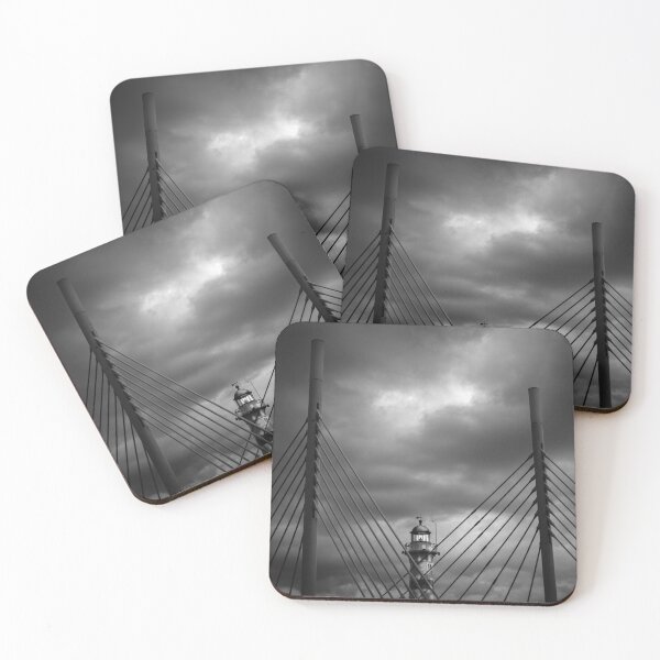 Item preview, lighthouse at night in Malmö Sweden designed and sold by connyM-Sweden.