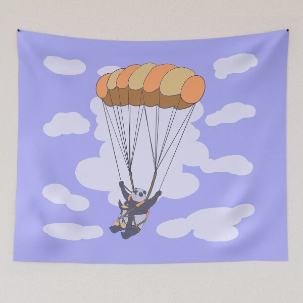 Item preview, The Penguin and the Panda go Skydiving designed and sold by ERNorman.