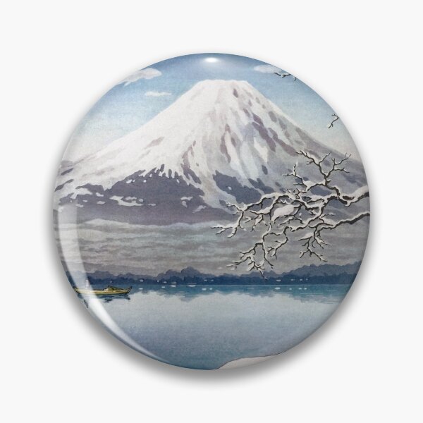 Item preview, Yamanaka Lake in Winter by Tsuchiya Koitsu designed and sold by Takeda-art.